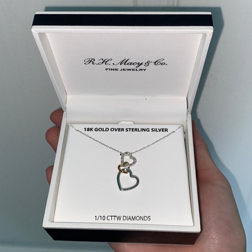 18K gold over sterling silver necklace
